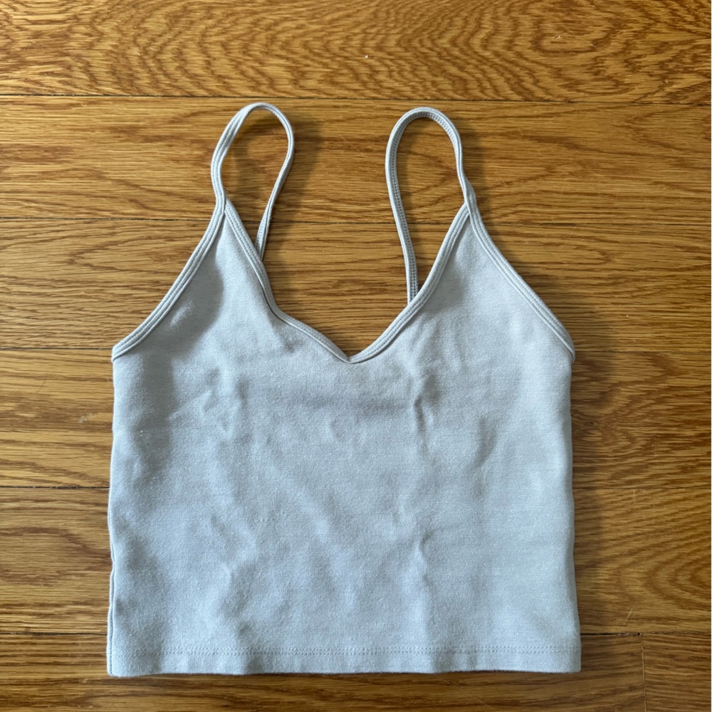 Nude/light brown Tight Cropped TankTop